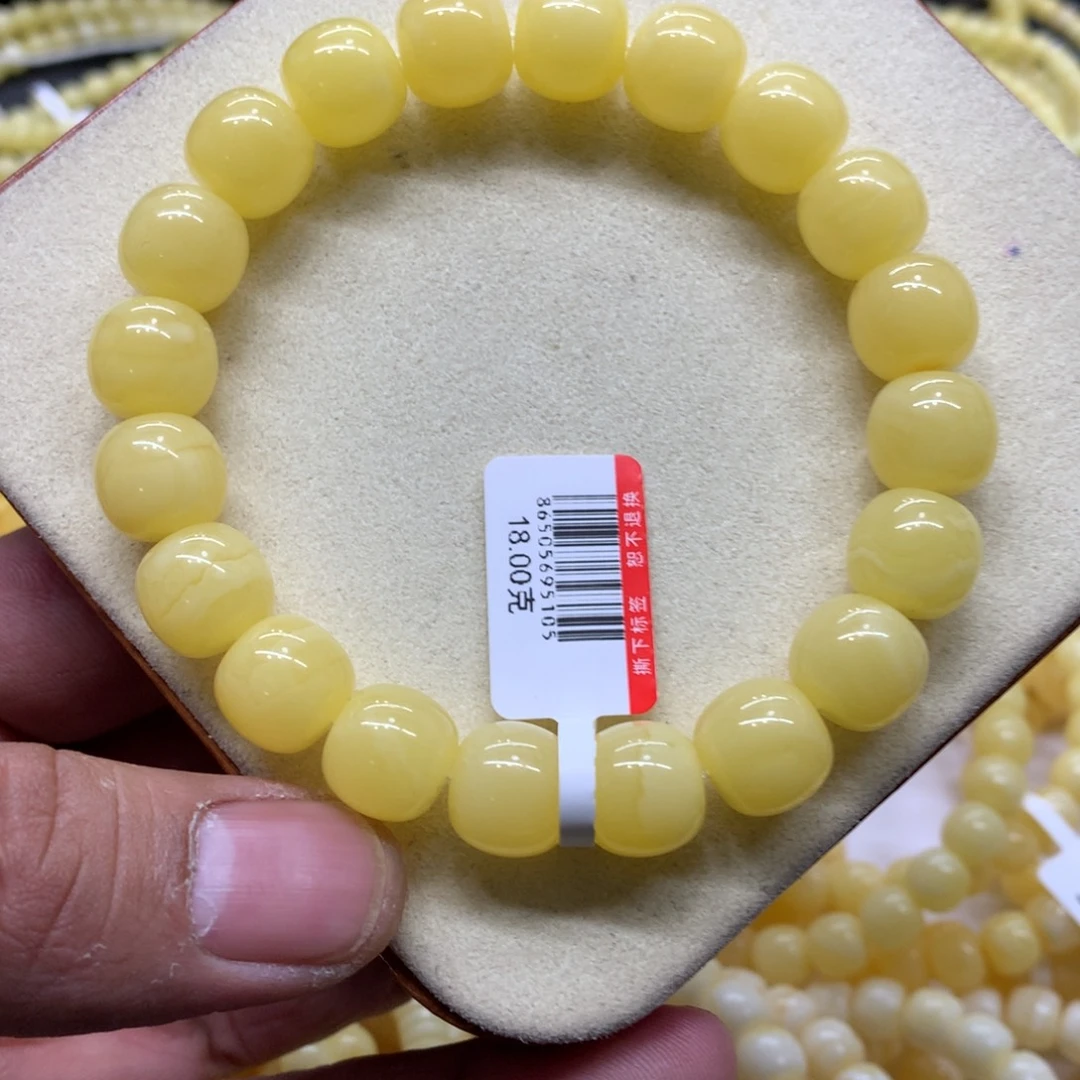 蜜蜡未镶嵌手链蜜蜡