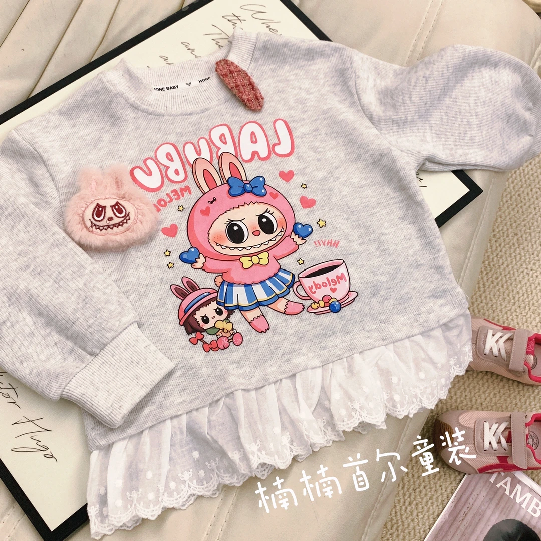 女童卫衣打底裤秋装套装2025新款儿童洋气衣服女宝宝秋季两件套