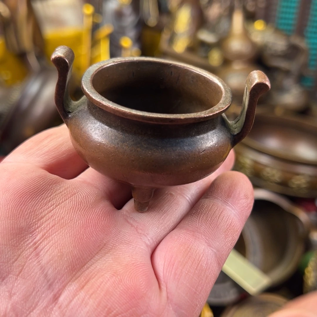 茶壶香炉铜器摆件