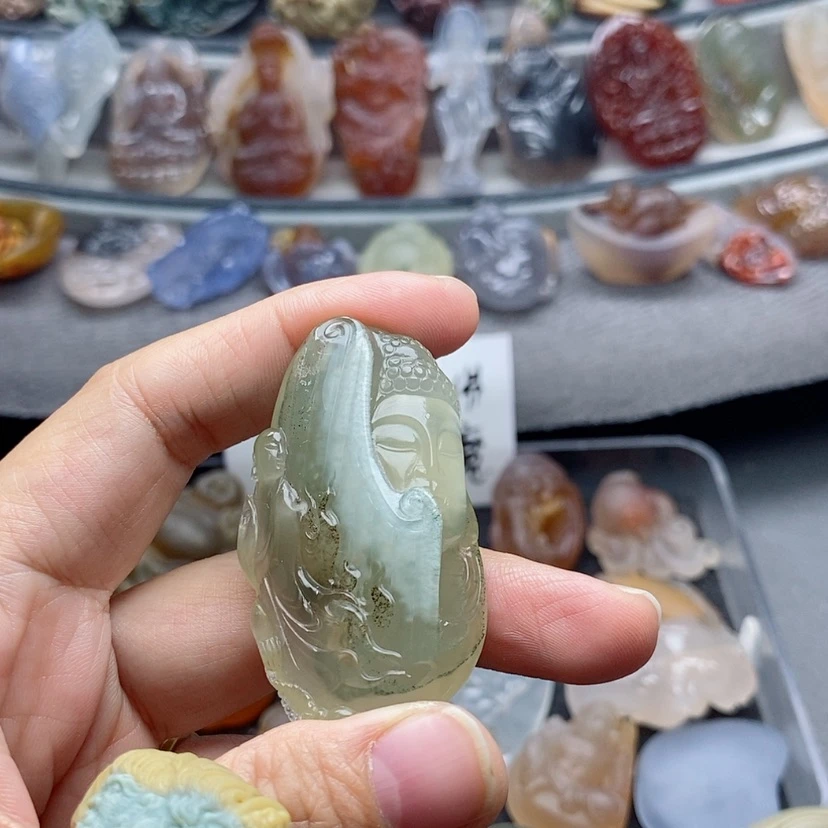 【闪购商品】未镶嵌吊坠定制玛瑙