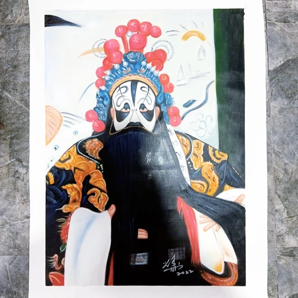 刘用华-油画作品-西楚霸王