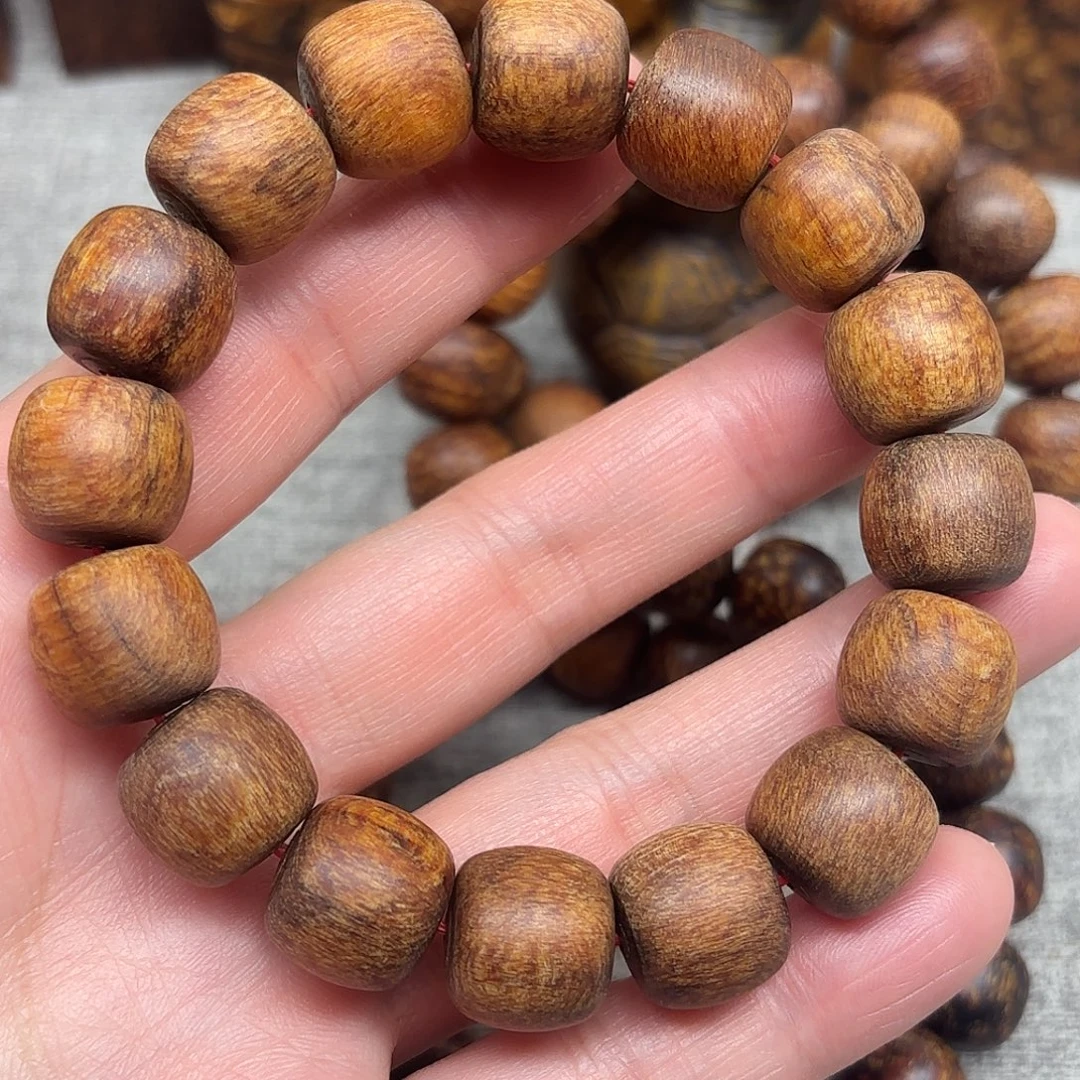 贡木印贡手链1314红油麻丝