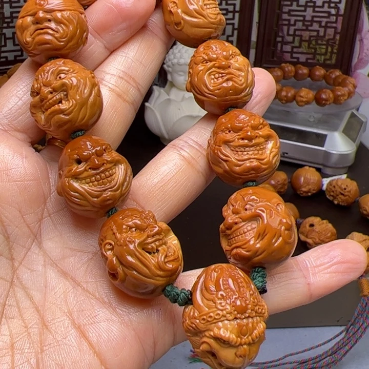 狼***p橄榄核手串/手链橄榄核