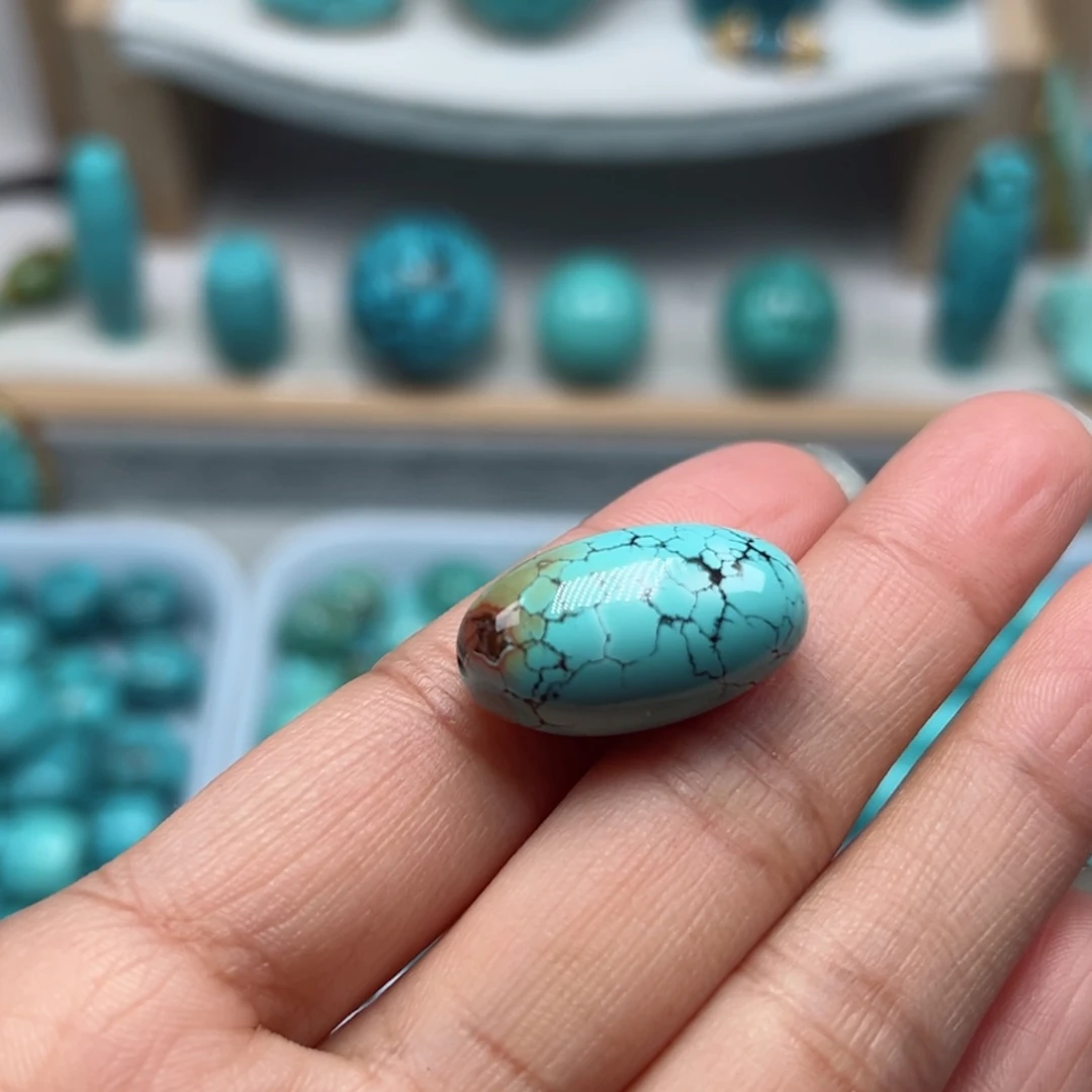 绿松石珠宝奇石未镶嵌