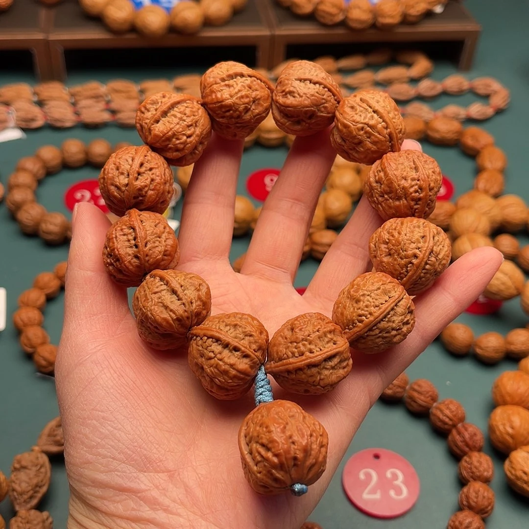 文玩核桃手串24尺寸蛤蟆