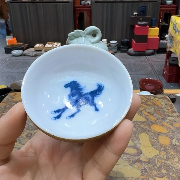 陶烧杯一个，瓷。。。