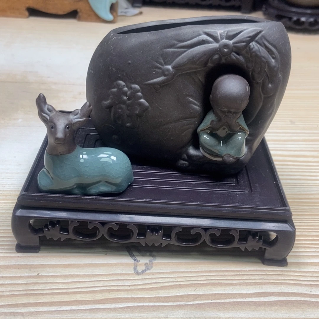 瓷片陶瓷花盆陶瓷艺术