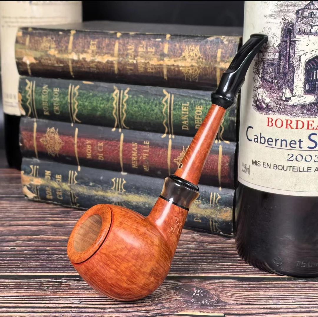 意大利烟斗教父雅克博红宝石系列手工石楠木烟斗男士礼品