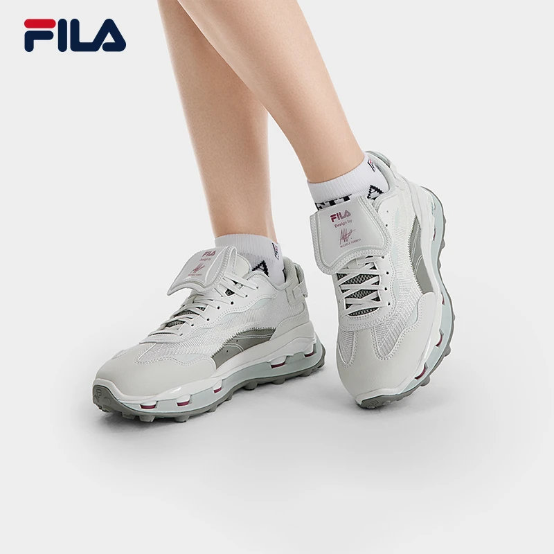 FILA斐乐早秋新款情侣款【流光风】KM 2 SO时尚潮流舒适跑步运动鞋