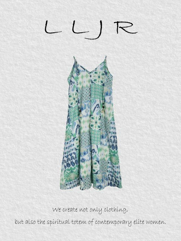 【将军工厂店】夏季碎花无袖吊带裙连衣裙显瘦时尚性感251812