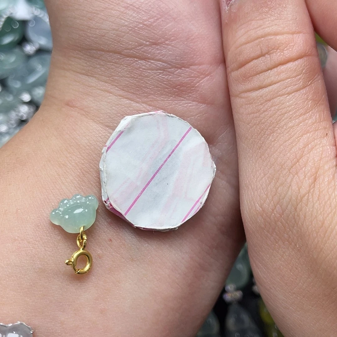 翡翠银S925镶嵌颈饰