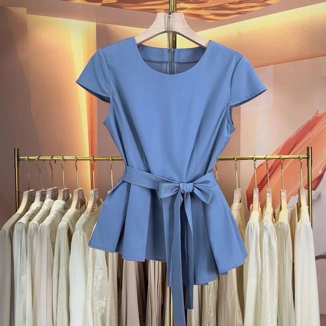 【RG272】2025年时尚设计感优雅气质百搭减龄修身显瘦新款女士小衫