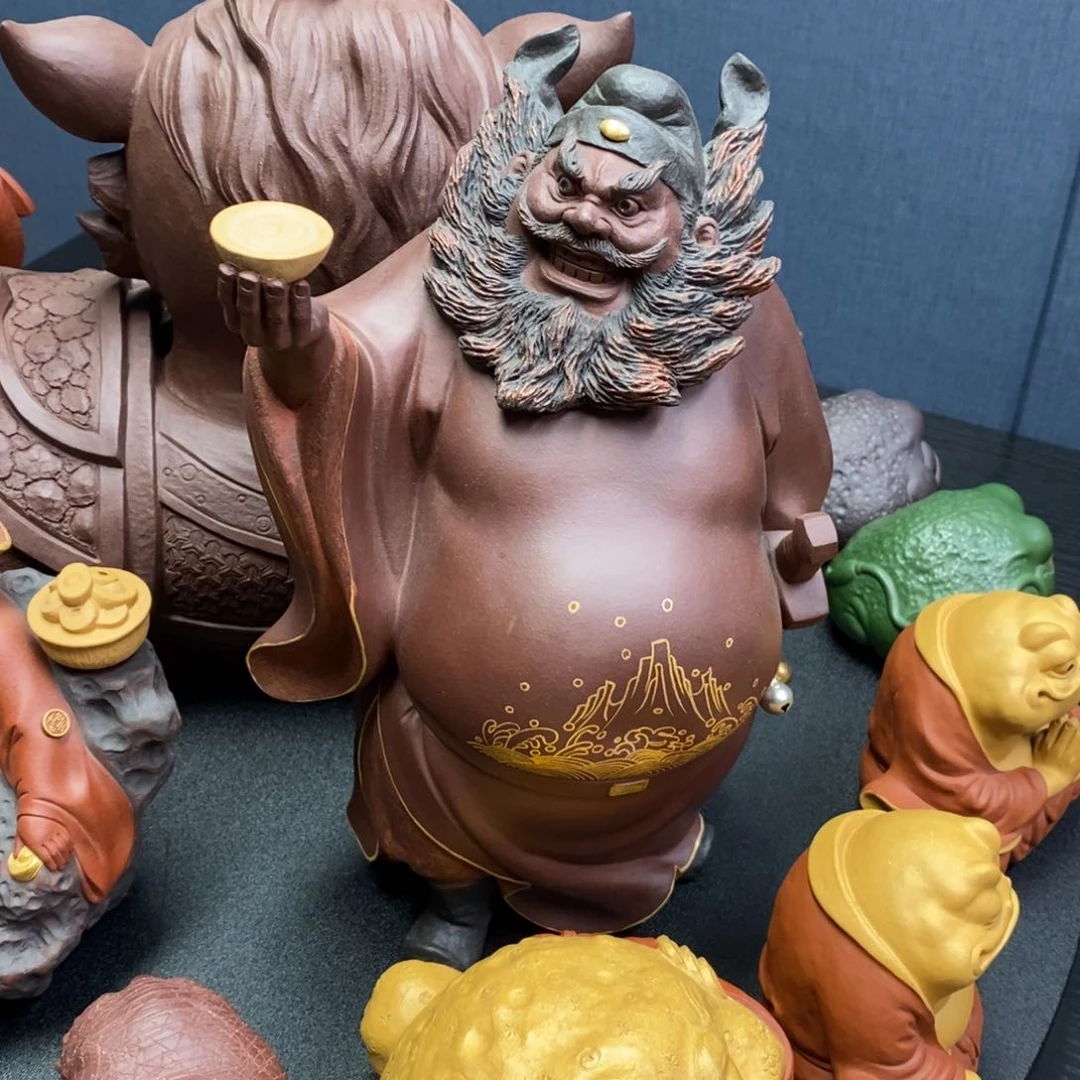 【闪购商品】紫砂茶宠欲与天公誓比高