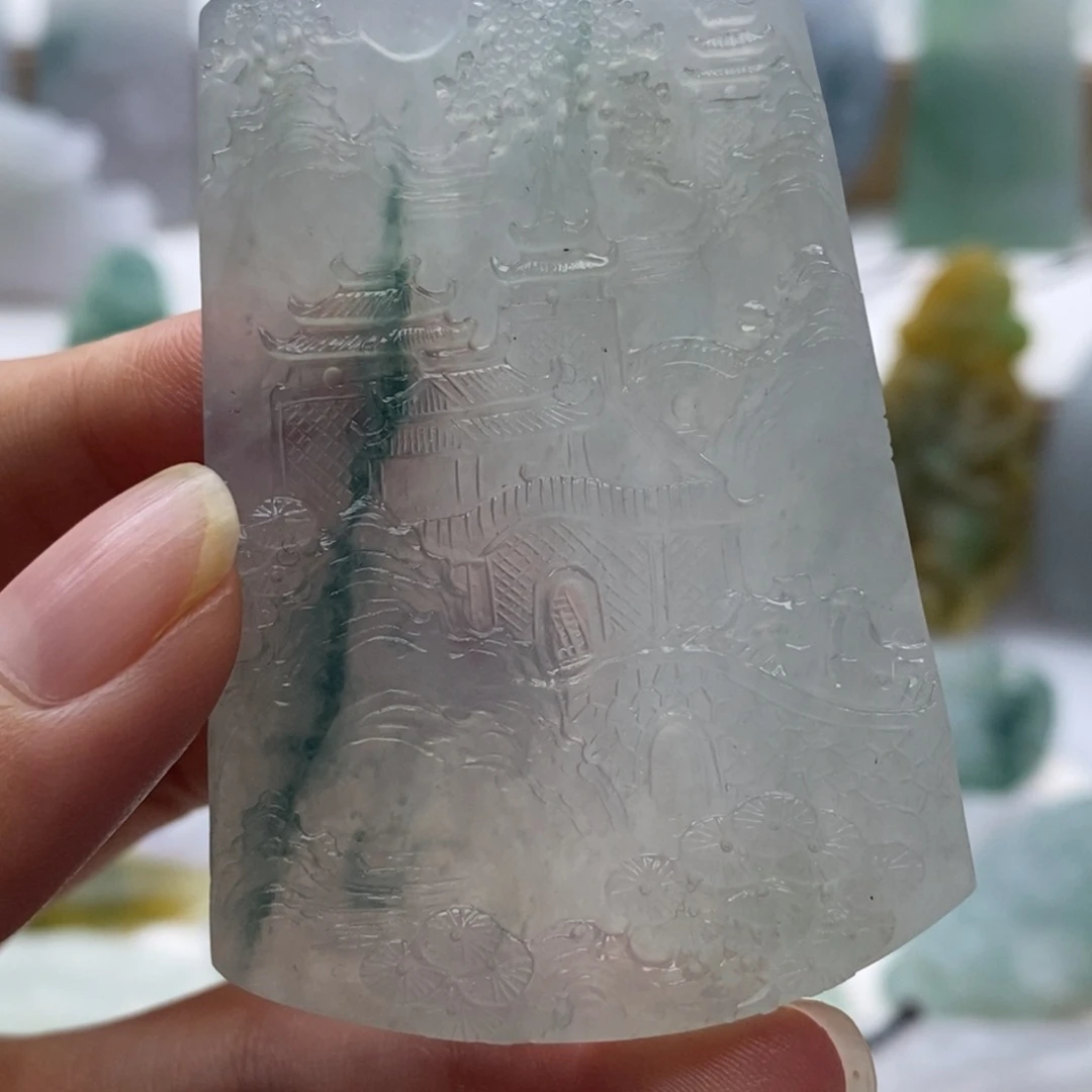 未镶嵌定制翡翠客*，毛货无鉴赏期