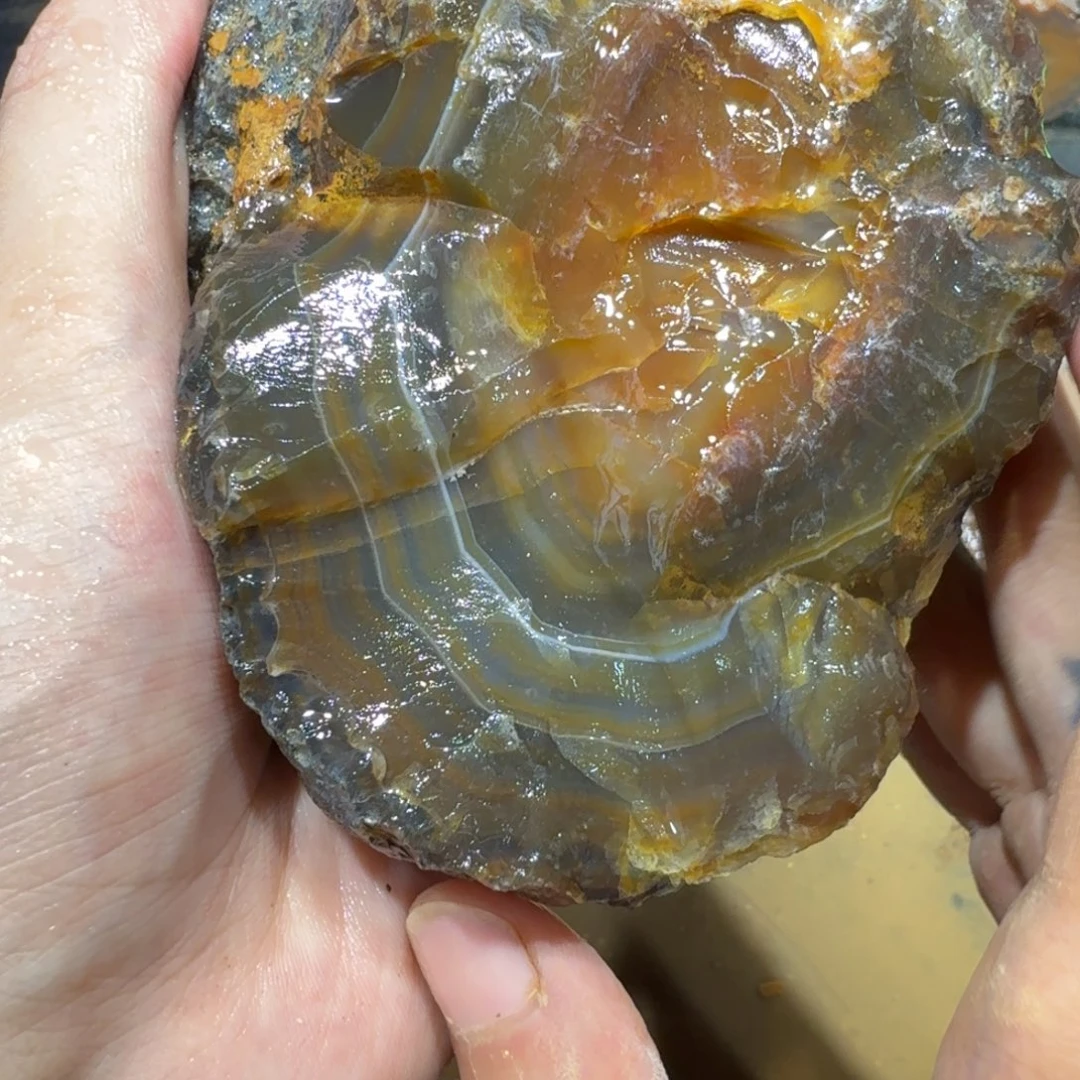 未镶嵌玛瑙/玉髓珠宝半成品