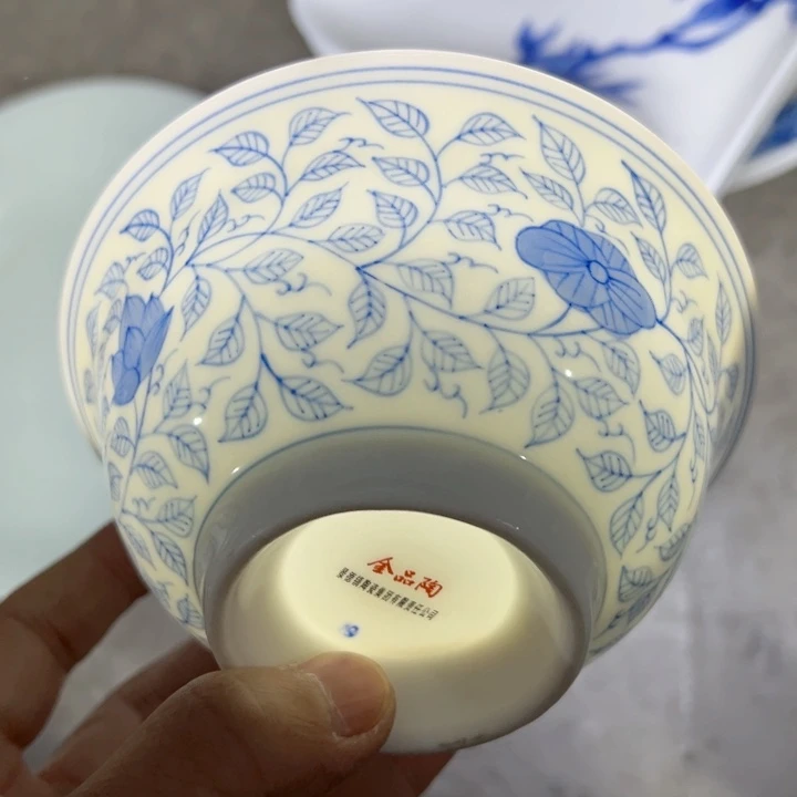 杯手绘五寸正价陶瓷一个