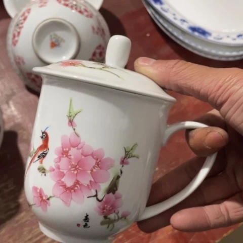 景德镇陶瓷陶瓷办公杯