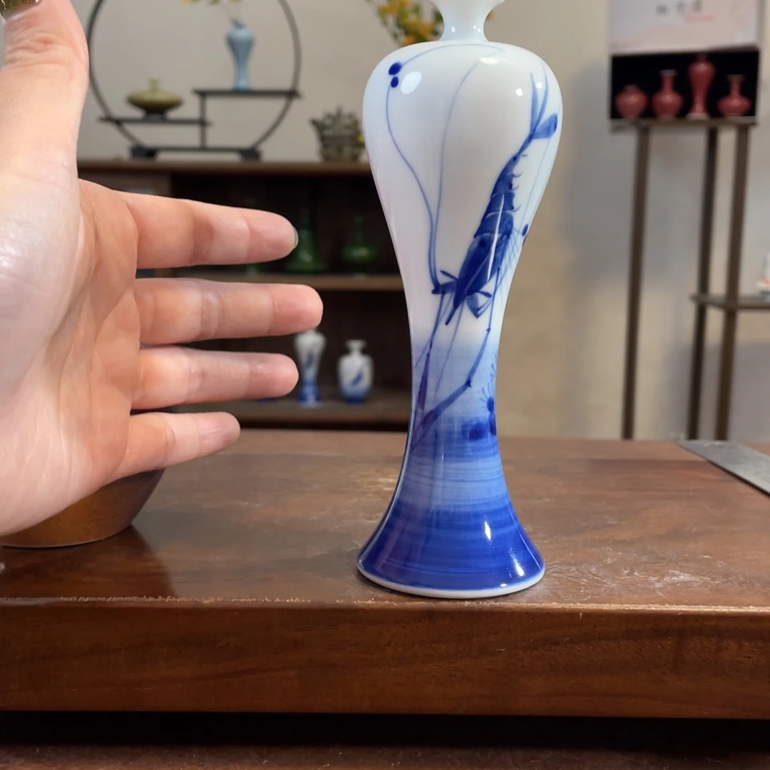 瓷片陶瓷艺术小花瓶