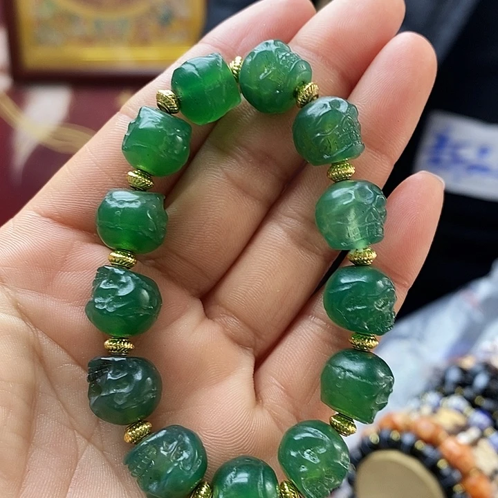 玛瑙/玉髓合金颈饰