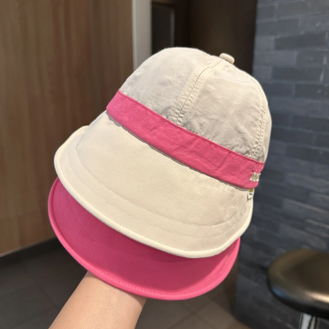 渔夫帽女春夏款显脸小防晒拼色宽檐休闲百搭速干时尚韩系宝宝帽子