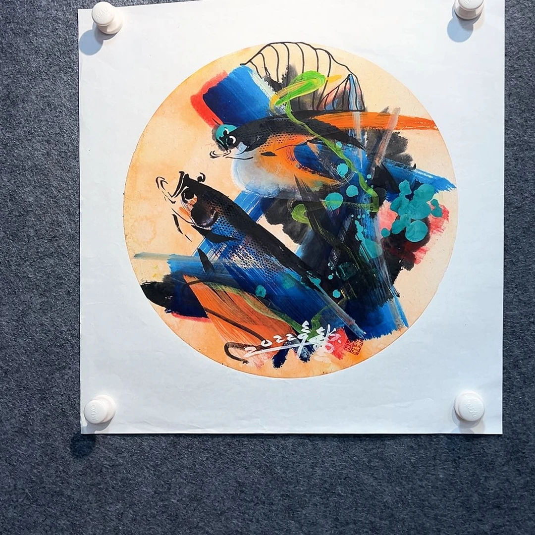 国画纯手绘系列画心