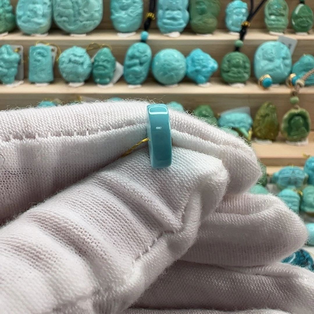 未镶嵌绿松石直切珠10.2x3.4mm