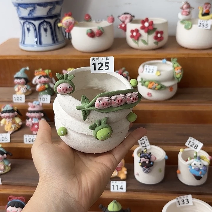 如***蕾可爱猪铁鹤优惠手工制作