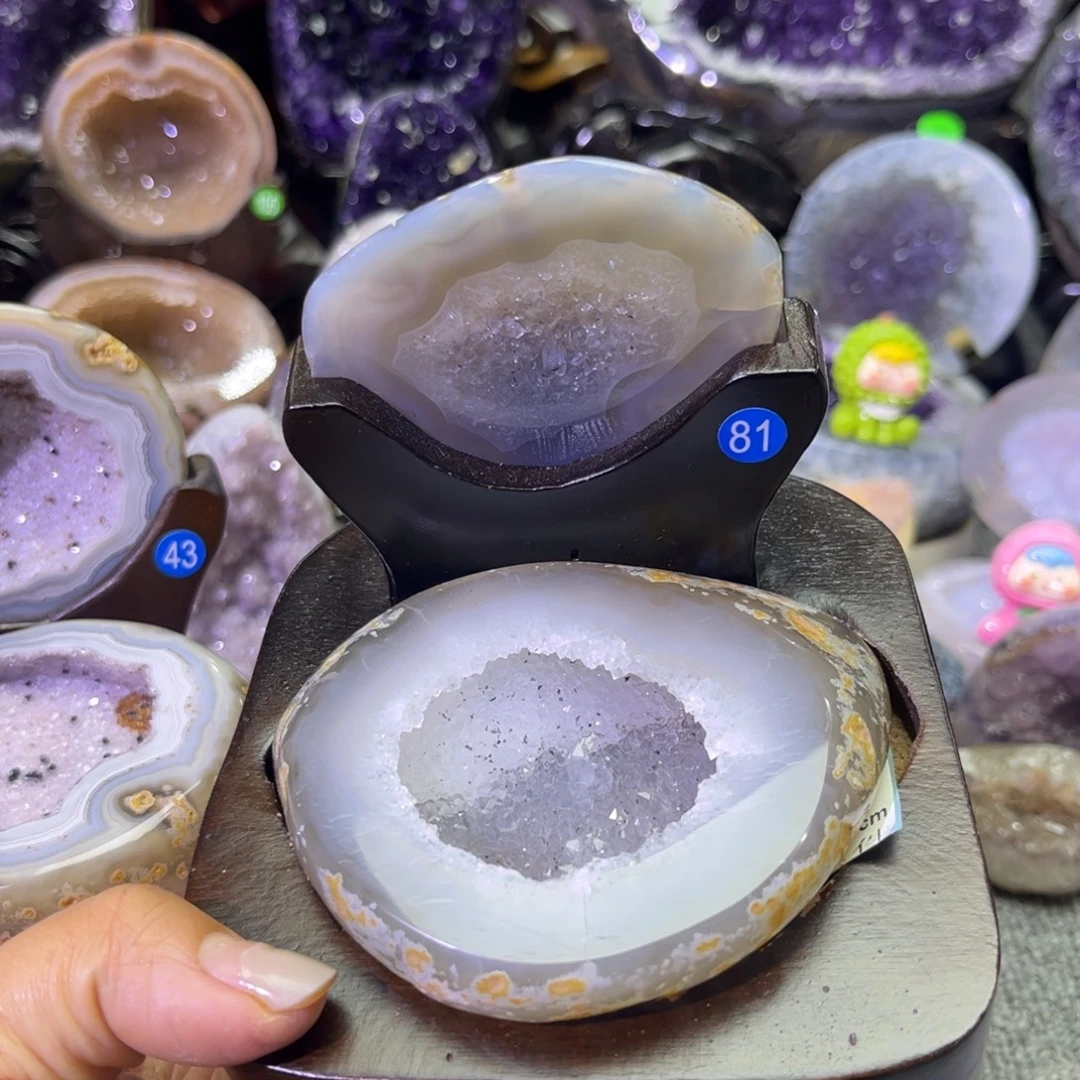 未镶嵌紫晶摆件水晶