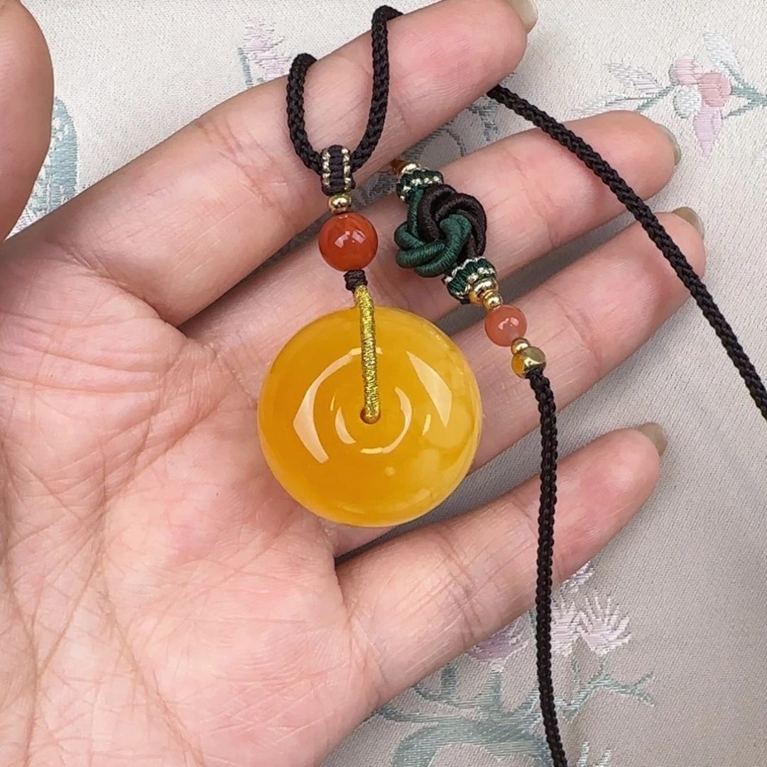 蜜蜡吊坠(赠链)未镶嵌奥***饭