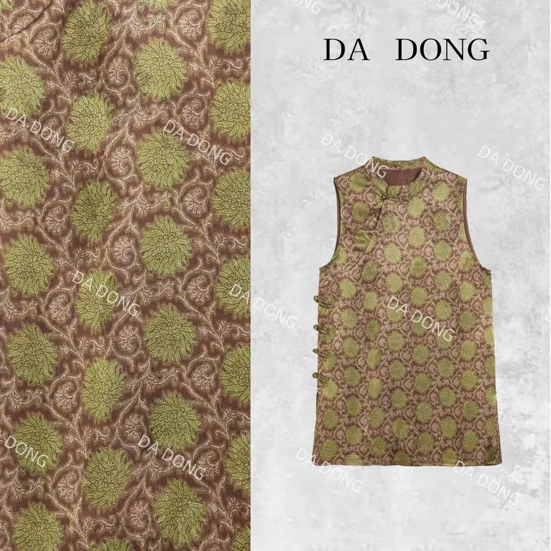 钱多多--中式国风气质时尚百搭夏季复古中长款日常穿搭显瘦连衣裙