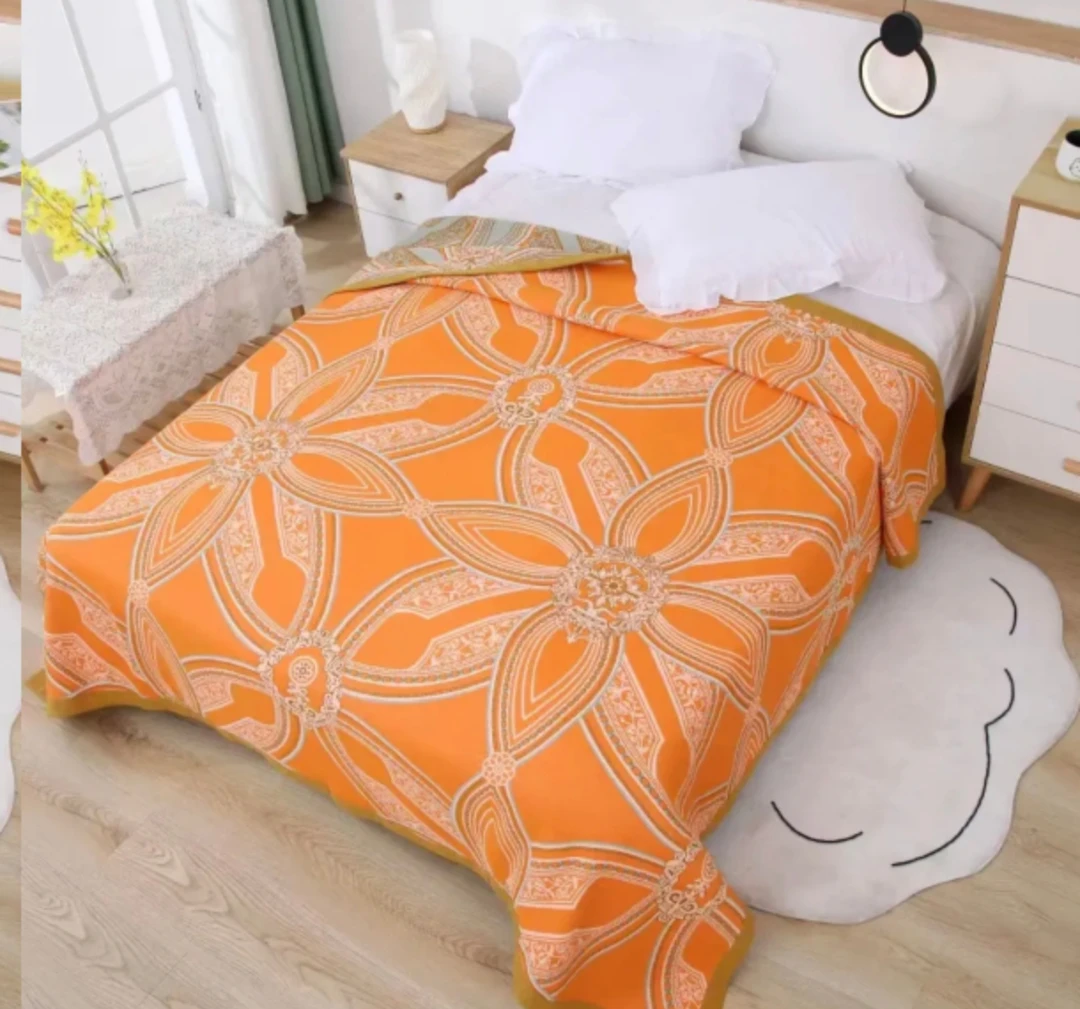 【DADONG·黄大花】210*240盖毯可机洗