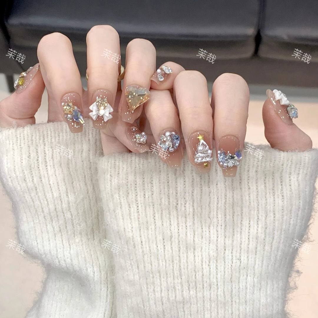 茉哉KK【魔法世界】纯手工定制美甲拆卸穿戴甲A3452