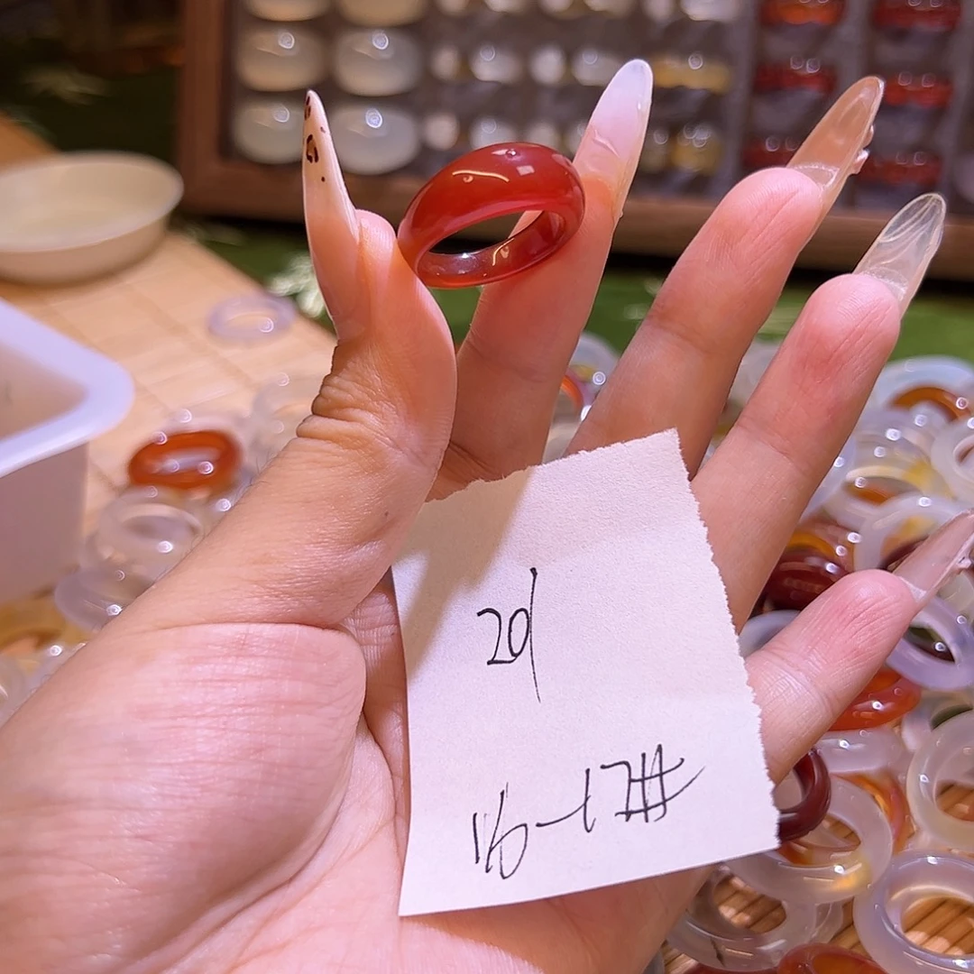 未镶嵌戒指玛瑙/玉髓