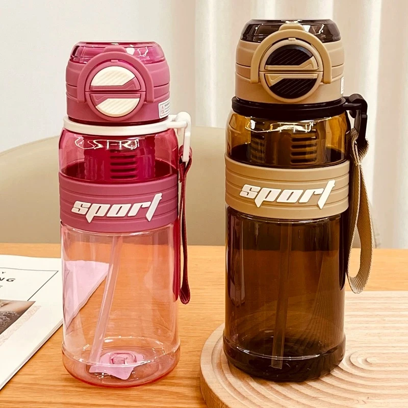 450 大迈双吸茶漏吸管水杯800ml