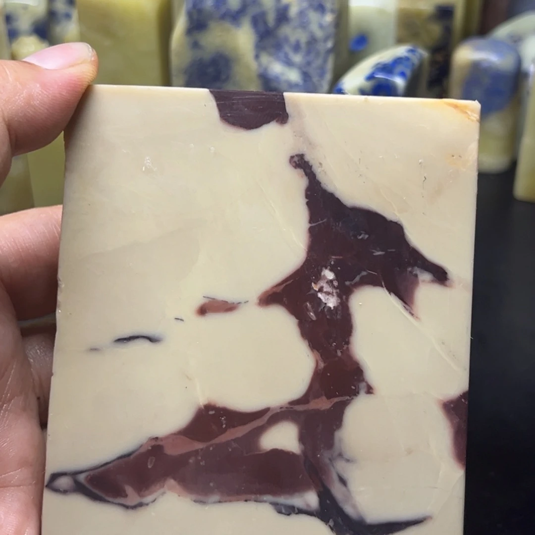 青田石青田封门黑白印章