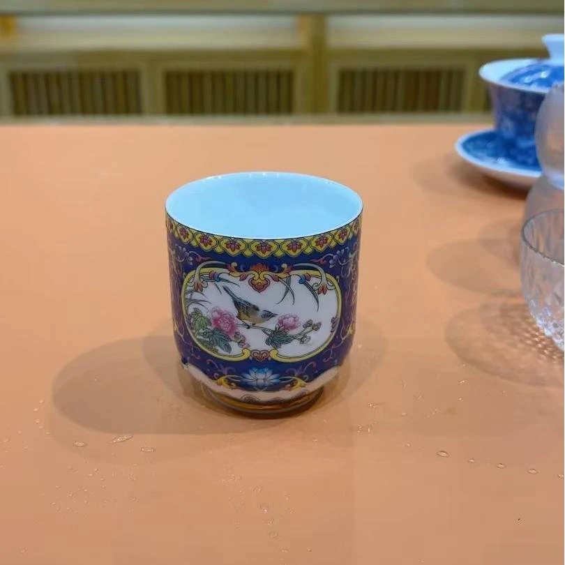 AS镁泽茶具严选单品福利珐琅彩蓝Q2