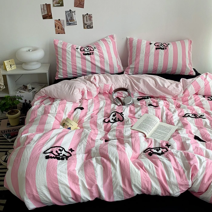 温度春季床品套件床品床上用品床单学生宿舍可爱ins小清新