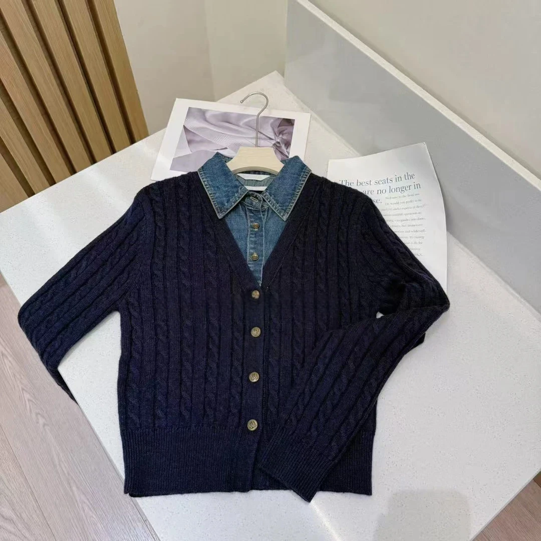 2025新款秋季韩系时尚长袖百搭显瘦时尚ins针织衫T恤女