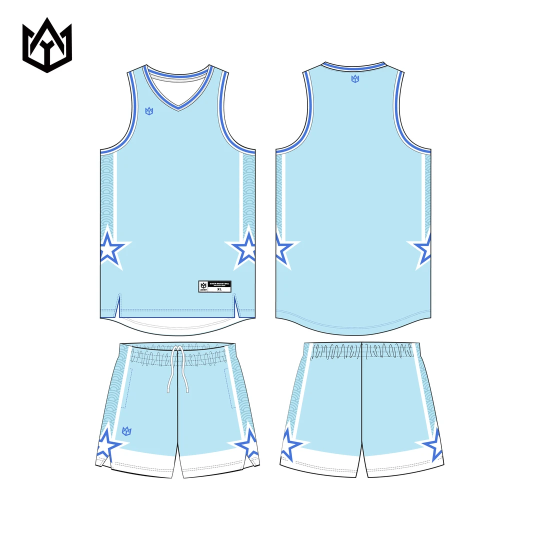 盖尔体育篮球服套装数码印定制款男速干透气美式潮流比赛团购球服
