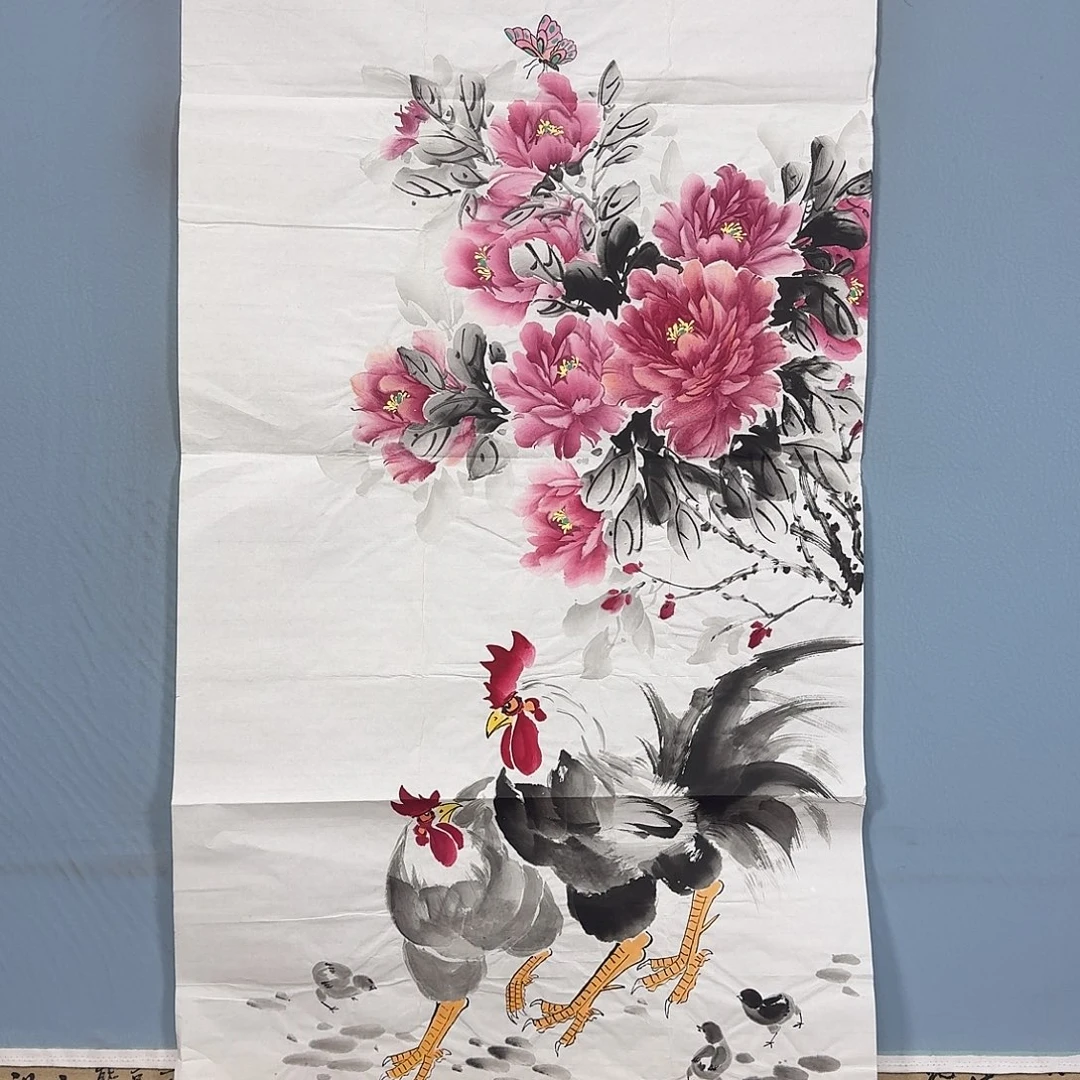 国画1462 牡丹一如您初来