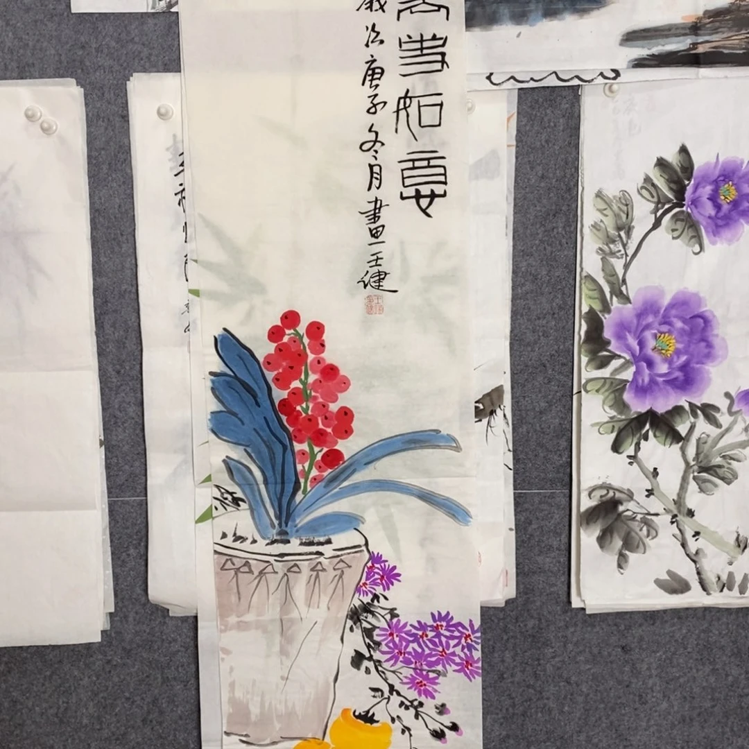 国画手写手绘国画作品4