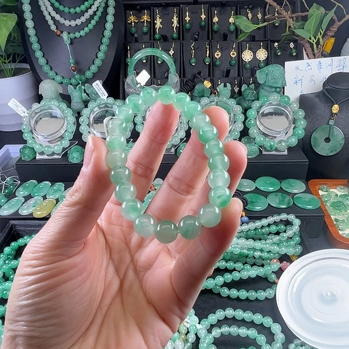 未镶嵌手串石英质玉