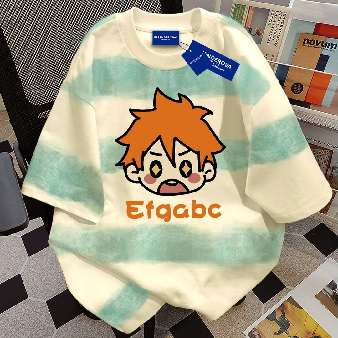 100%纯棉韩版设计感短袖t恤男女夏季爆款休闲风显瘦百搭情侣上衣