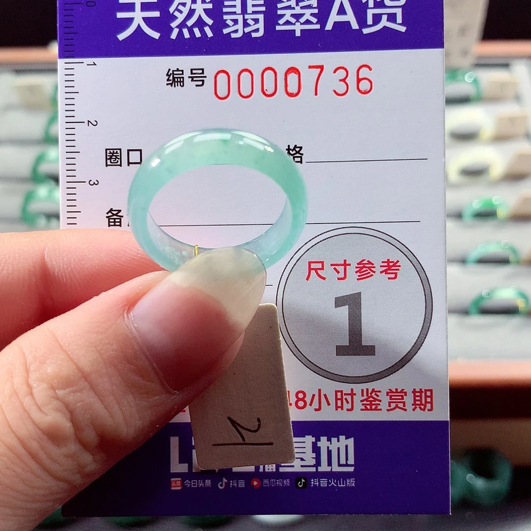 未镶嵌戒指翡翠21号
