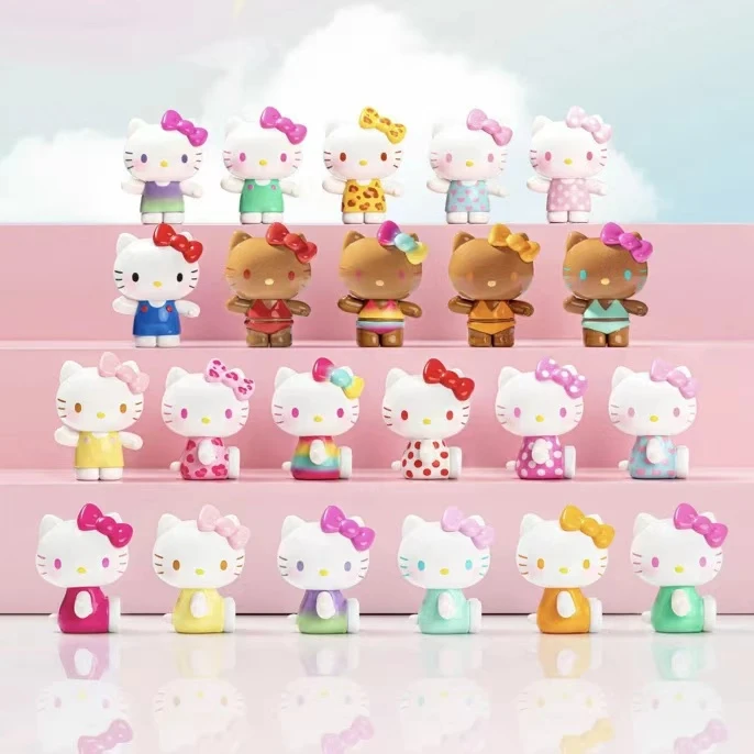 [代拆}【长链】Hello Kitty夏日彩虹糖盲盒萌粒手机链