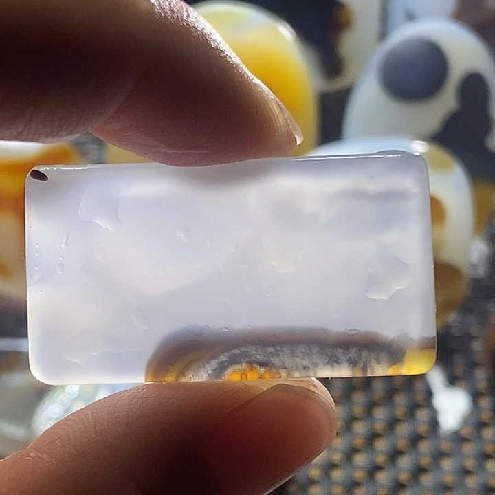 未镶嵌颈饰玛瑙/玉髓星***2
