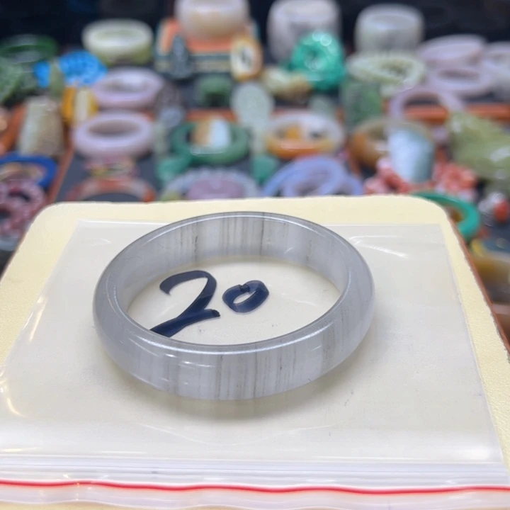 石英质玉手镯未镶嵌素*20