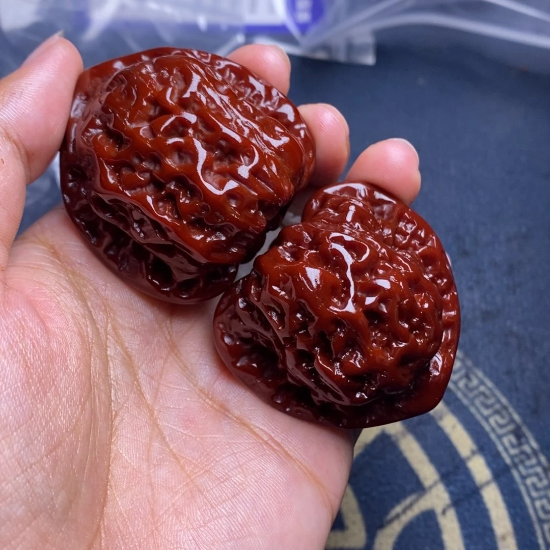 文玩核桃吊坠官帽46