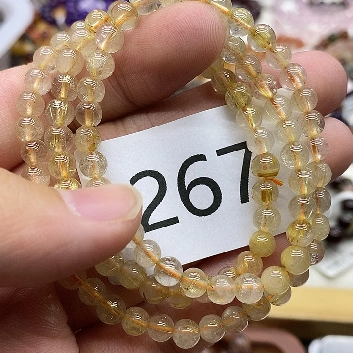 水晶手链未镶嵌天然