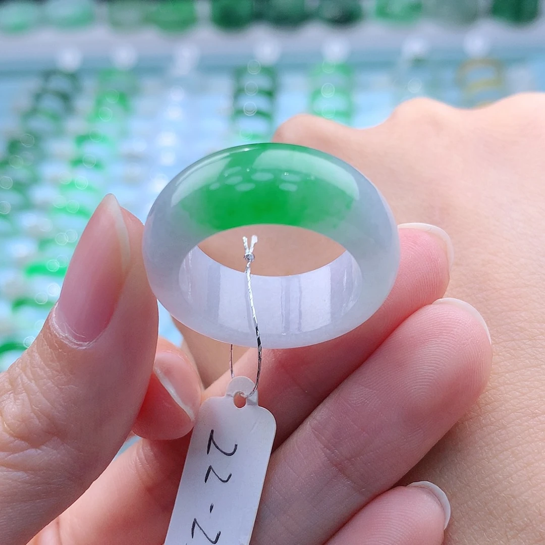 未镶嵌戒指翡翠全****睫